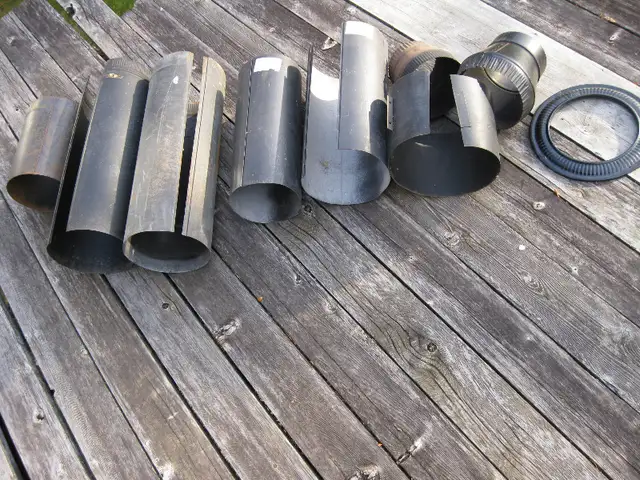 Black Stove Pipe 6, 7, & 8 Inch Dia Assorted $10 (Richmond Hill) in Fireplace & Firewood in Markham / York Region - Image 3