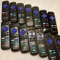 Roku tv remote control RCA Hisense Sanyo Sharp TCL