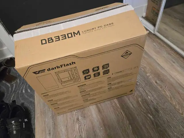 Micro-ATX PC Case, 3  ARGB Fans Computer Case,  550w power s in System Components in City of Toronto - Image 9