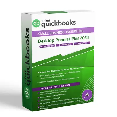 QuickBooks Desktop Premier Plus 2024 CA Version, View more