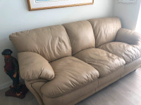 Genuine leather sofa