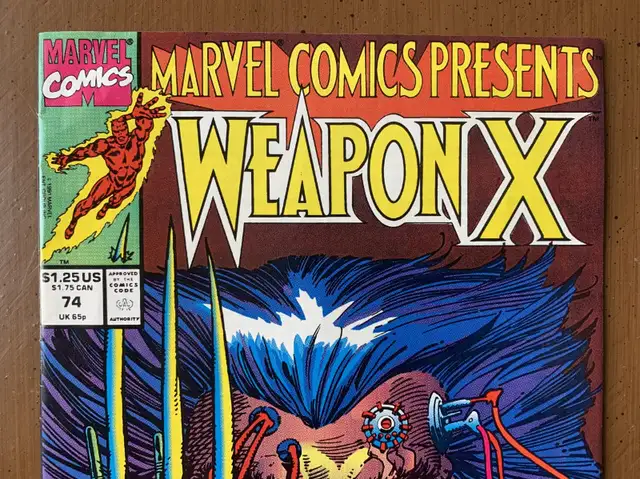 Marvel Comics Presents #74 comic;  Wolverine Weapon X in Comics & Graphic Novels in Markham / York Region - Image 3
