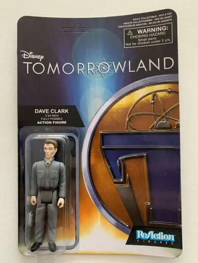 Tomorrowland action figure. Dave Clark - Mint on Card - Unpunched card Pickup is in Bridgwater Fores...