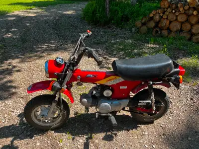 1991 Honda ct 70. Low mileage (1295). Bought for grandson who has grown up.