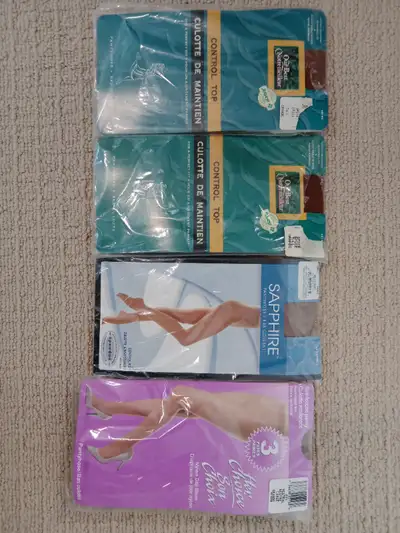 Pantyhose large size. 6 pairs new in packages., View more
