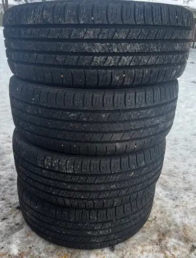 Set of 4 all season tires about 6/32 tread left. Asking $60 for all 4