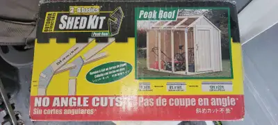 Steel framing shed kit. Just add 2x4s Builds a shed 8x8x8 10x8x8 Or 14x8x8 Easy instructions include...