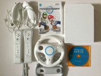 Nintendo Wii CIB + Mario Kart + Extras Controllers +  Like NEW!