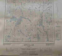 MCM VINTAGE (50s/60s) QUEBEC CANADA TOPOGRAPHICAL MAPS (23 MAPS)