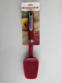 KitchenAid Classic Silicone Spoon Spatula, Red