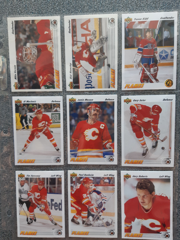 Carte de hockey Flames de Calgary Upper Deck 1991-1992 dans Art et objets de collection  à Lévis - Image 2