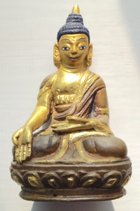 Bouddha du don; laiton et bronze; Thaïlande