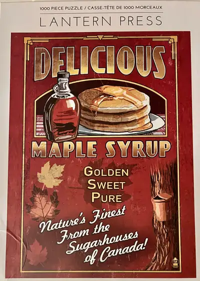1000 Piece Puzzle - No Missing Pieces; "Maple Syrup", View more