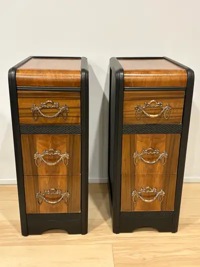 Refinished Waterfall Night Stands, View more