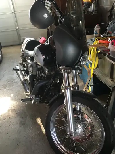 2013 Dyna 96 Harley super glide, 6spd Awesome bike with 30,000 ish kms . One scratch on tank but oth...
