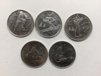 Pièces de 25 cents 2007 pour les Olympiques2010 deVancouver,2$ch