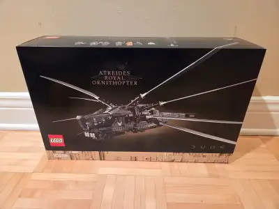 BNIB LEGO ICONS 10327 Dune Atreides Royal Ornithopter. Sealed, never opened.