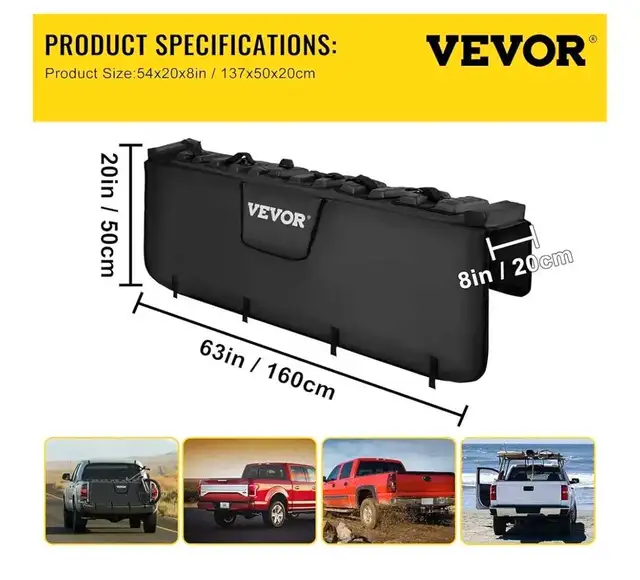 tailgate bike pad  in Clothing, Shoes & Accessories in Moncton - Image 3