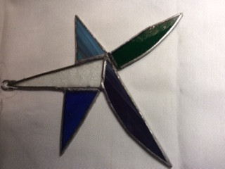 STAINED GLASS SUN CATCHERS-Heart/Star-Handcrafted Tiffany in Arts & Collectibles in City of Toronto - Image 2