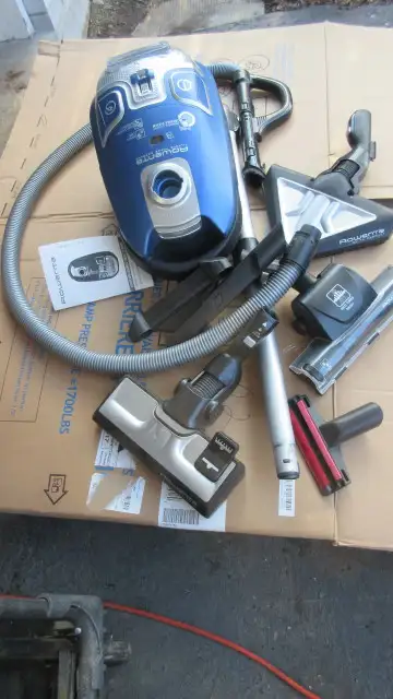 Extremely quiet canister vacuum with HEPA & 5 tools, View more