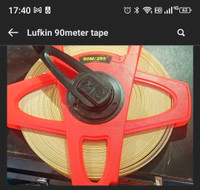 Lufkin 90m tape measure 