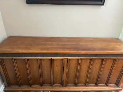 dining table and hutch, View more