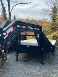 PJ gooseneck equipment trailer 