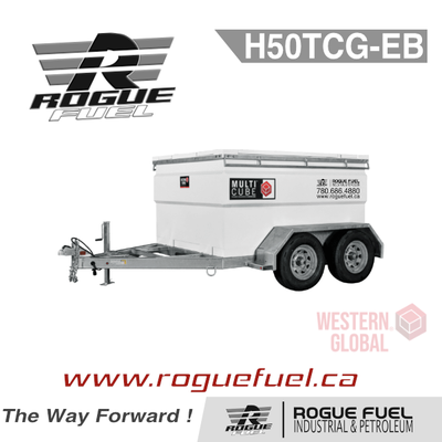 Western Global TRANSCUBE Mobile Refueler Tank & Highway Trailer Kit - H50TCG-EB The Western Global T...