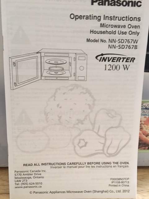 Panasonic Microwave Oven in Microwaves & Cookers in Peterborough - Image 3