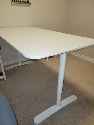 White Ikea Modern Desk, View more