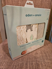 Aden + Anais Baby Wrap Swaddles, 3pack 0-3m