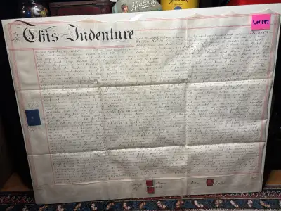  1889 Victorian “This Indenture” Legal Document , View more
