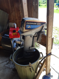 9.9HP Evinrude Outboard Long Shaft Electric Start