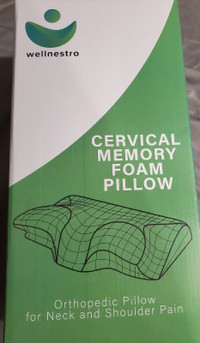 Cervical Memory Foam Pillow for Neck - Queen Size