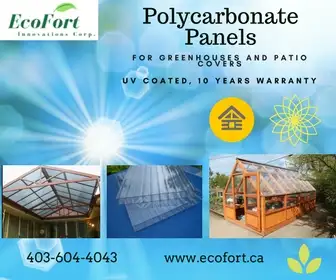 EcoFort Innovations. We are a local AB company with a warehouse conveniently located in Calgary. 10...