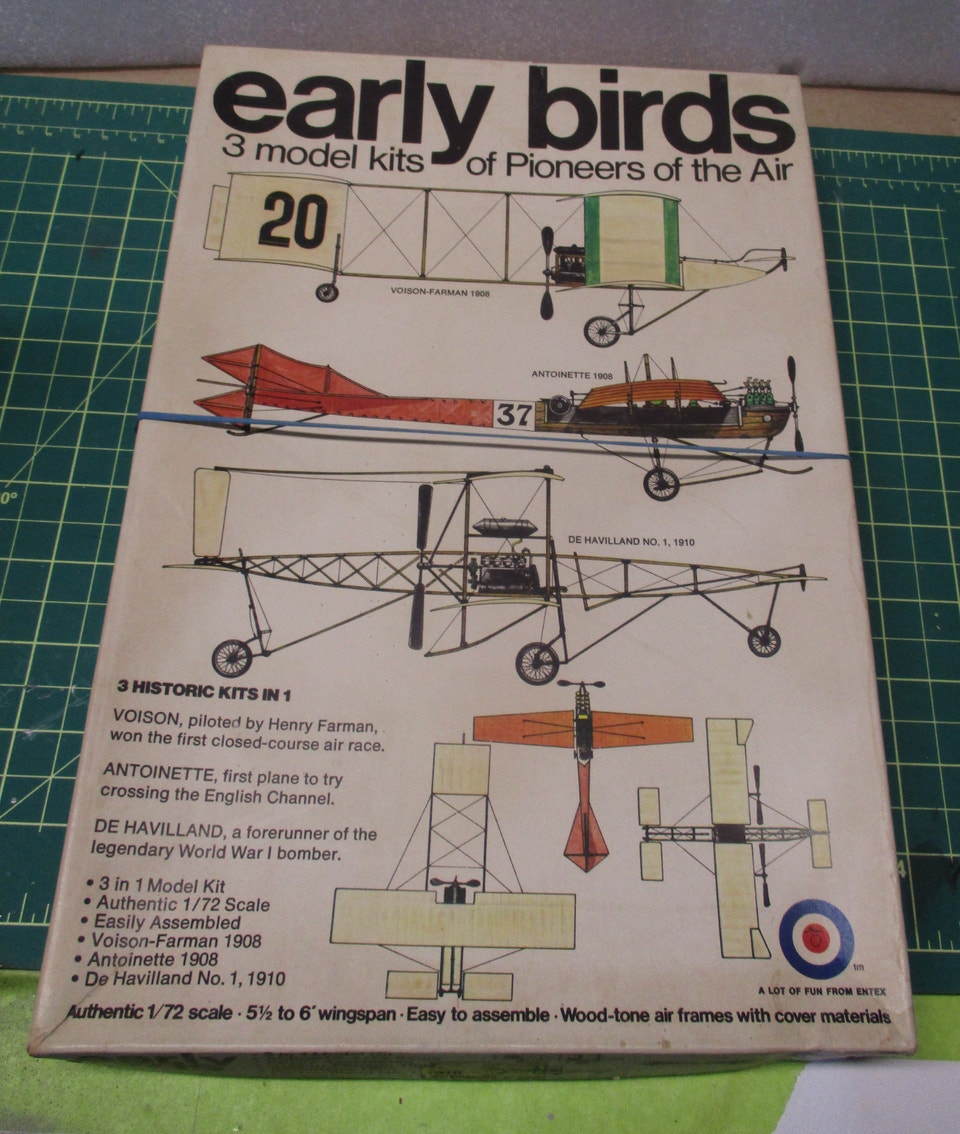 Vintage Entex-Early Birds-3 model kits of Pioneer of the Air | Hobbies ...