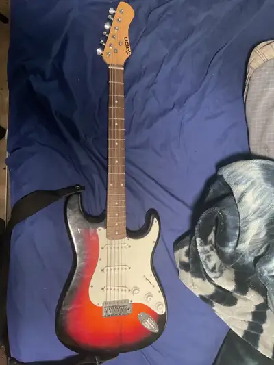 Ion electric guitar with amp, View more