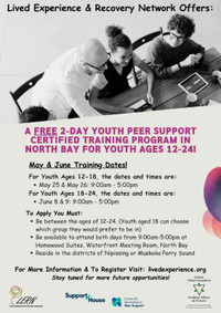 FREE 2-DayYouth Peer Support Training Program!