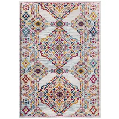 MODWAY ENTOURAGE KHALIDA DISTRESSED VINTAGE FLORAL 5x8 AREA RUG, View more