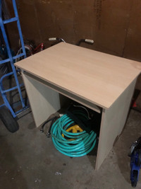 Computer table and storage unit 
