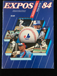 1984 Montreal Expos Yearbook