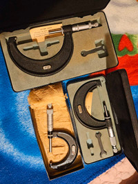 Micrometer Caliper set of 3