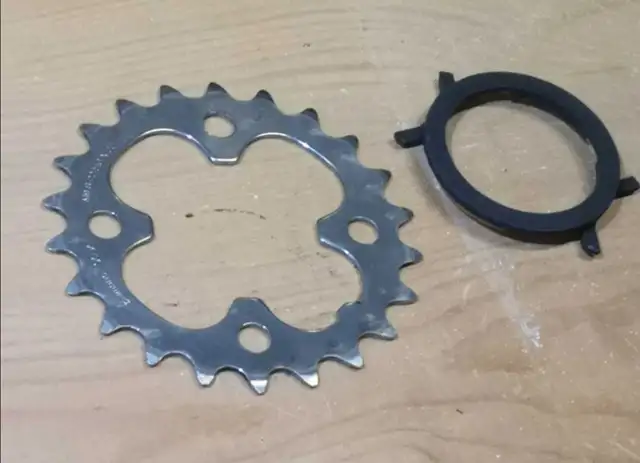 22 Tooth Bicycle Chainring Front Cog Gear ~ Shimano in Frames & Parts in Calgary - Image 7