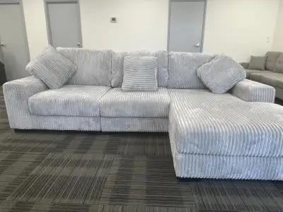 Black Friday Sale 3 Seater Sectional Coudroy Sofa, View more