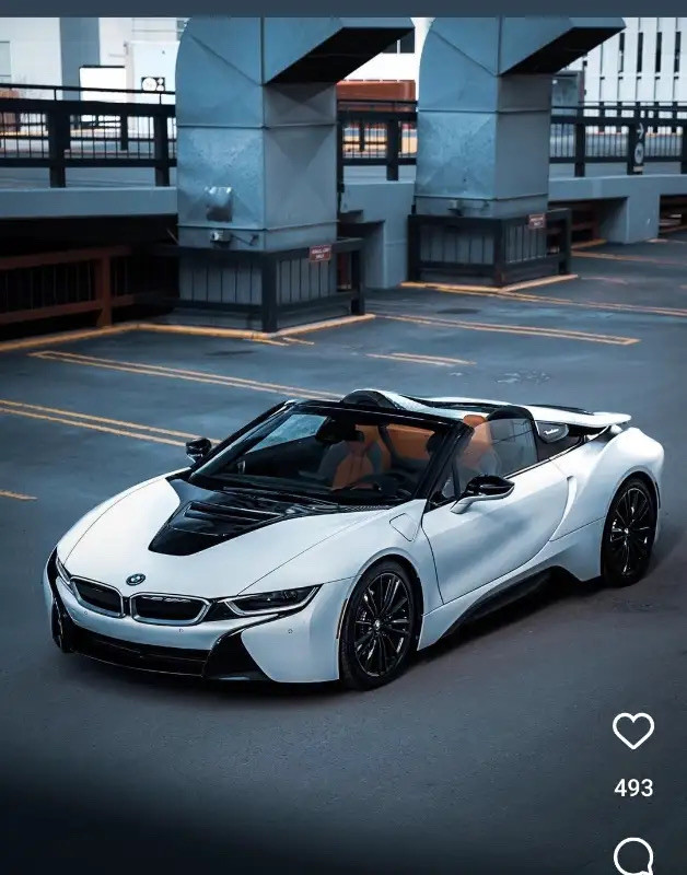 2019 i8 Roadster w WARRANTY FULL MATTE WRAP WHITE on ORANGE in Cars & Trucks in Edmonton