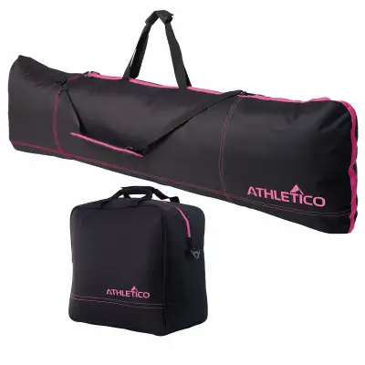 Athletico Padded Two-Piece Snowboard + Boot Bag Combo , View more