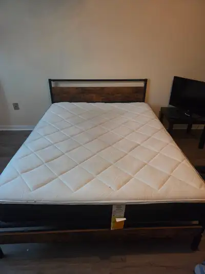 Kira distinction series mattress an bed frame queen size, View more