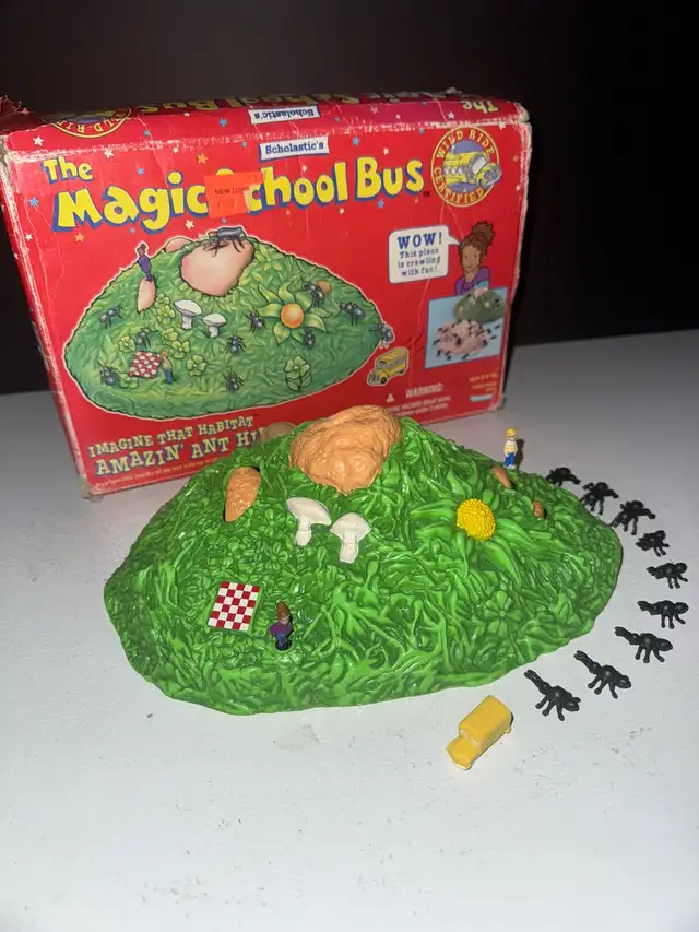 Vintage Magic School Bus Imagine That Amazin Ant Hill62863268026753124
