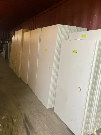 Desk tops or shelvings 9 - 30x54x1 1/8 5 - 30x60x1 1/8 18-30x66x1 1/8 80-30x72x1 1/8 55-30x78x1 1/8...