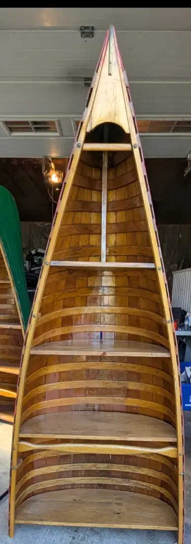 Authentic Cedar Canoe Shelve, View more